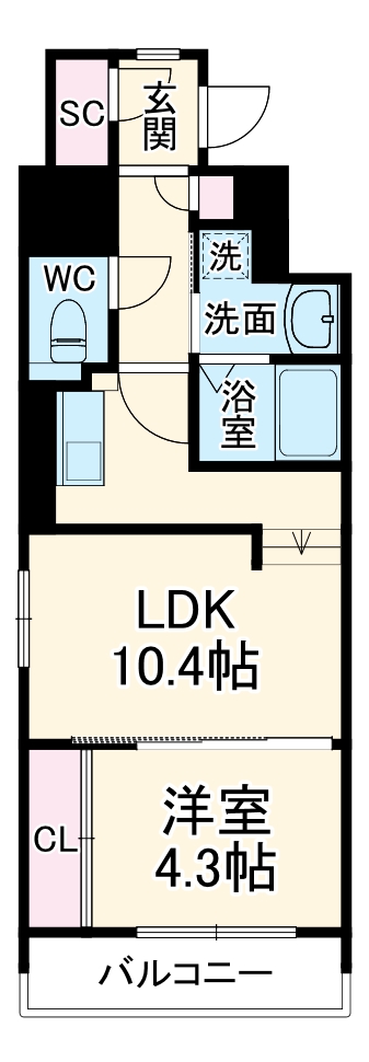 ドゥーエ千種の間取り