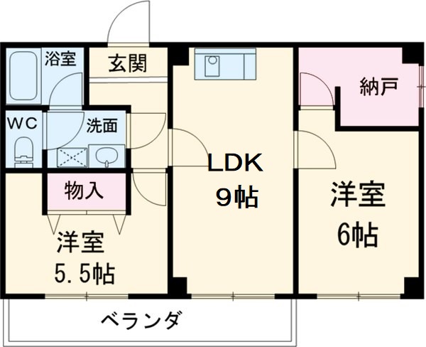 ドリームハイツエリカの間取り