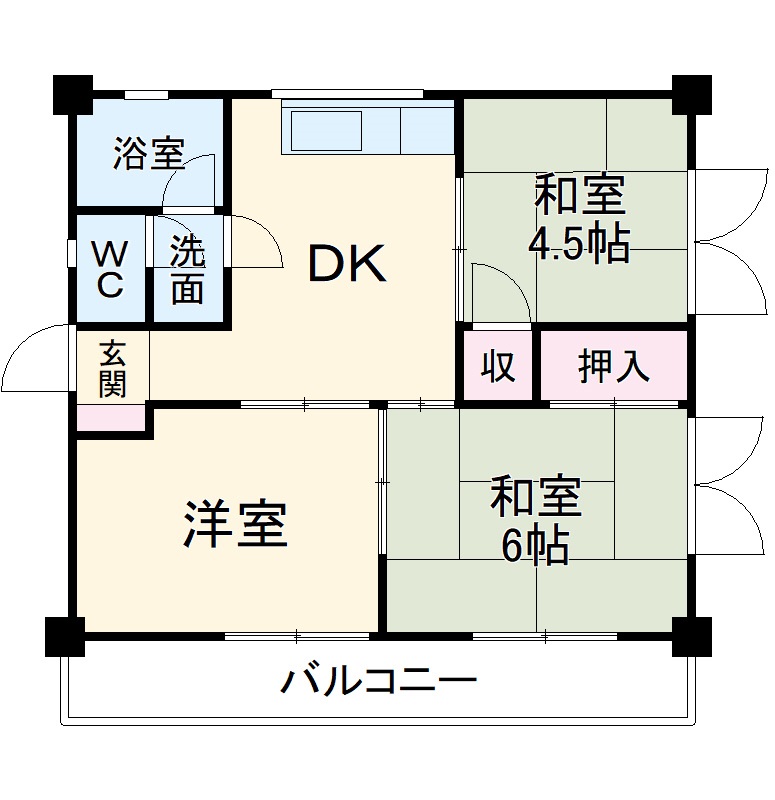 グリーンタウン金城の間取り