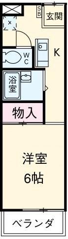 大島マンション大谷の間取り