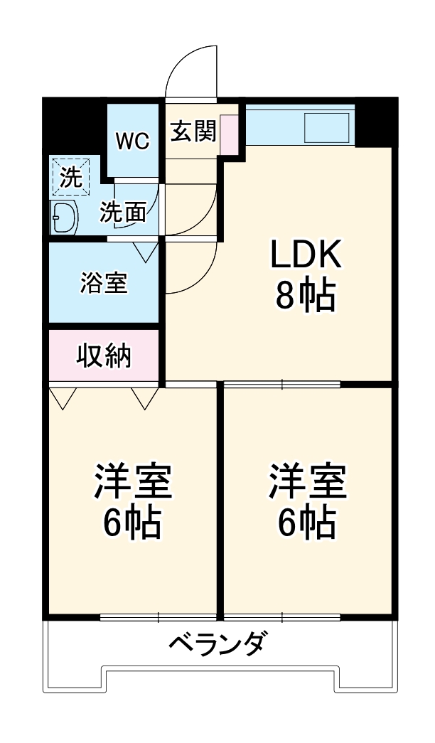 プランドールNⅠの間取り
