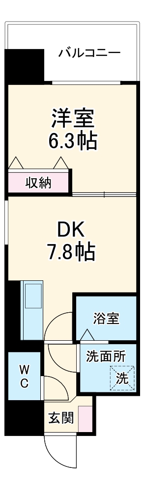 サンシアルザ上前津の間取り