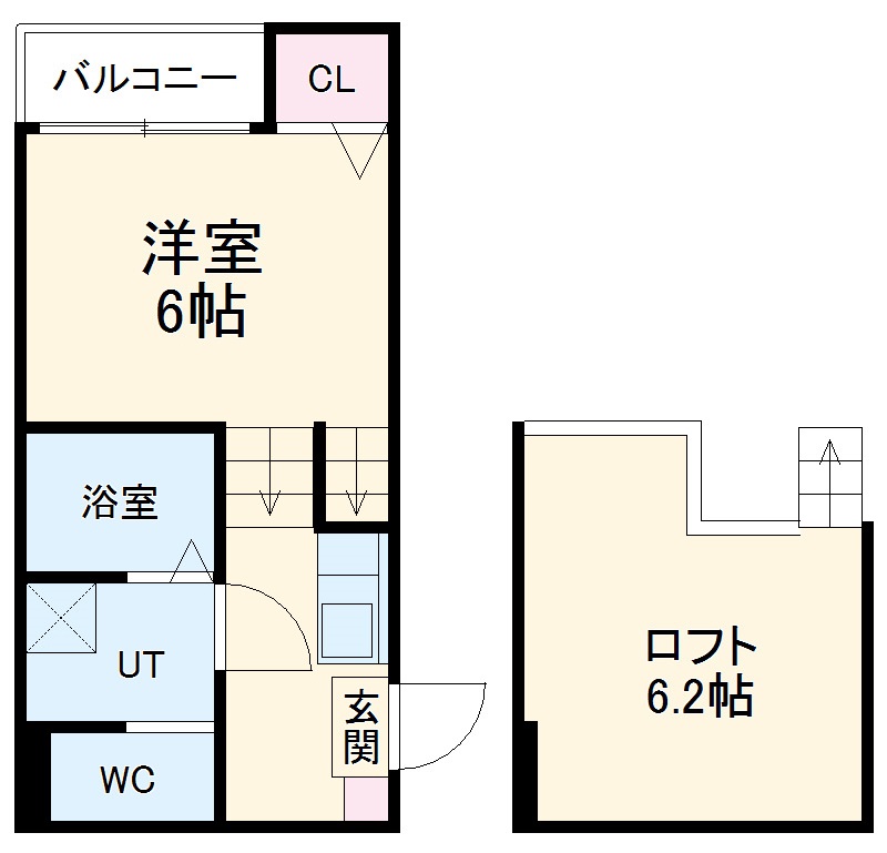 クレシェンテ栄生の間取り