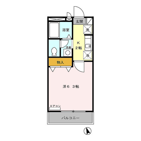 ブランシェ鷹の台の間取り