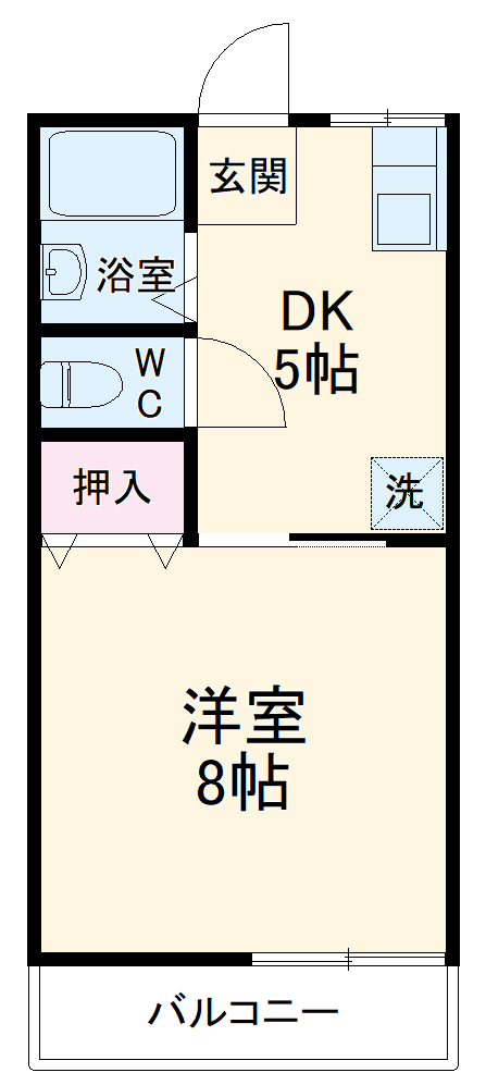 カルムKの間取り