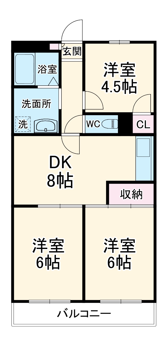 パークアレイ桂台の間取り