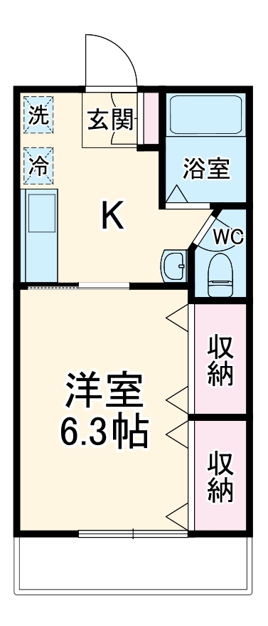 セレブラーレもえぎ野の間取り