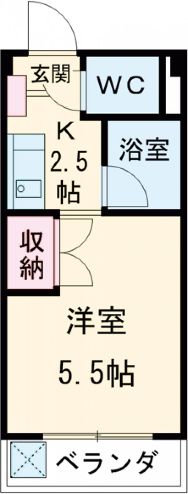 新栄ハイツの間取り