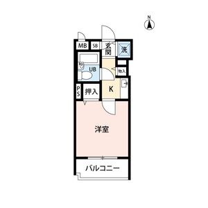 シティフラット千種Ⅰの間取り