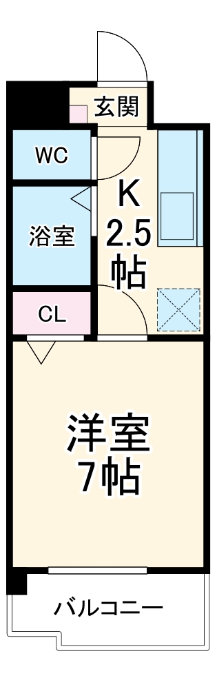 リベルテ大金の間取り