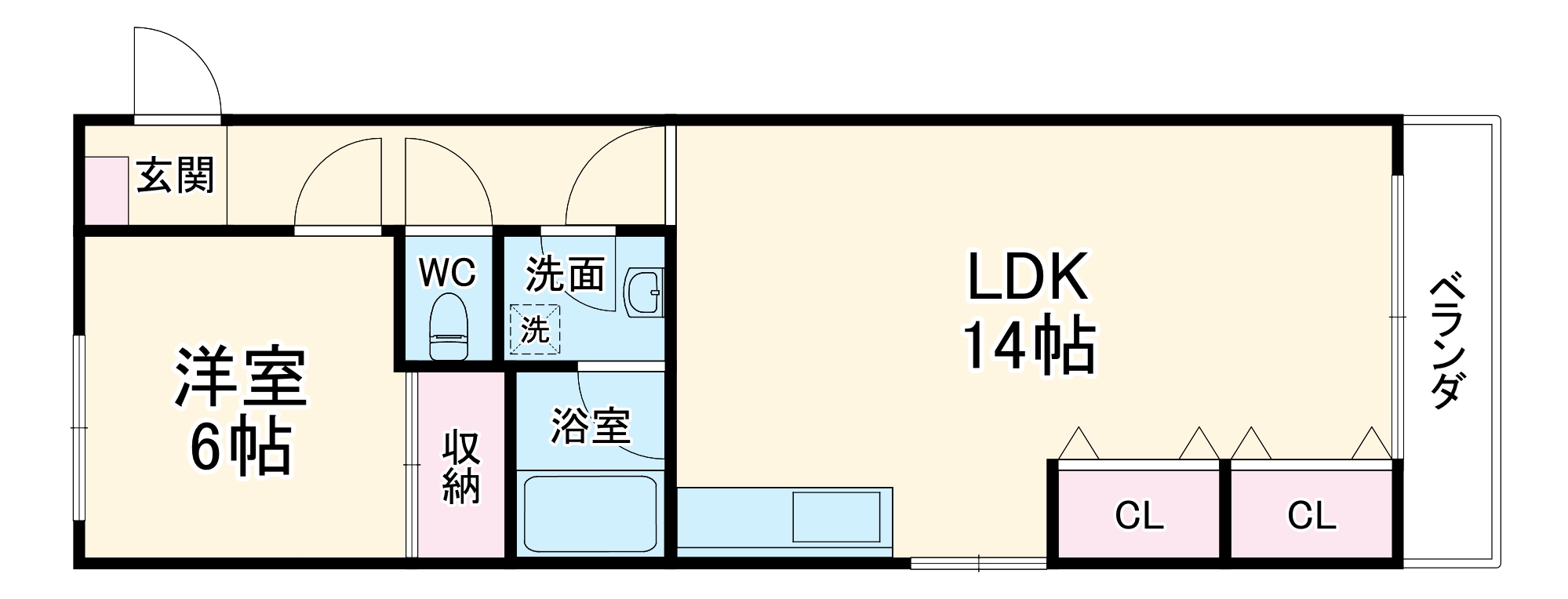 赤城パークマンションの間取り