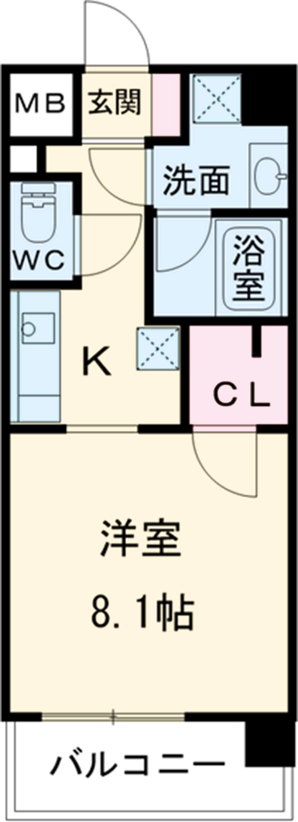 プレミアム浅間町の間取り