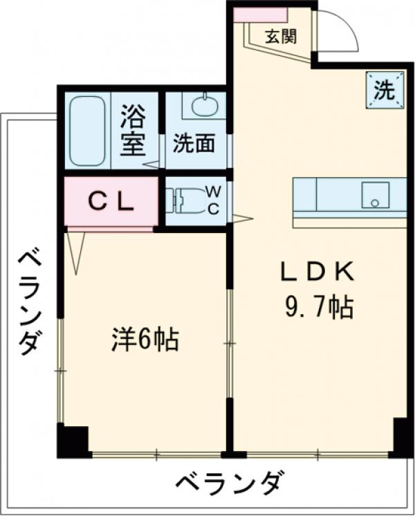 メロン武蔵野の間取り