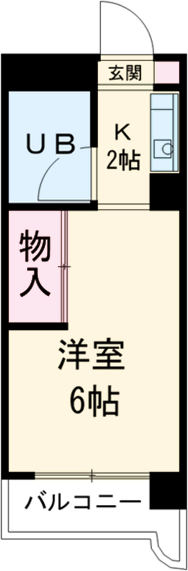 サンコートにしびの間取り