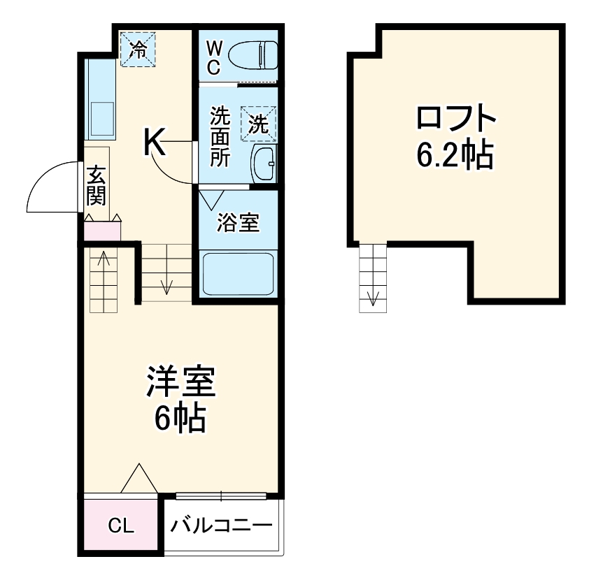 ラハト今池の間取り