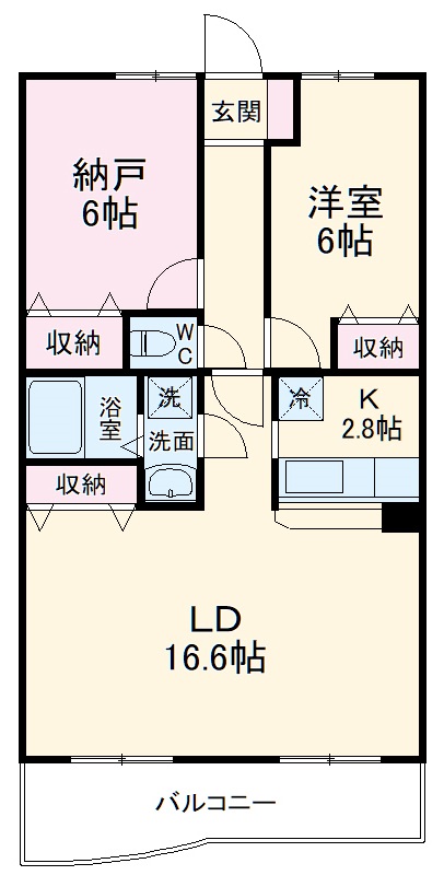 マ・ピエス E Ⅲの間取り