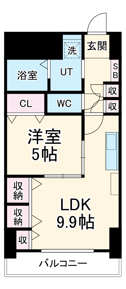 プレステージ千種の間取り