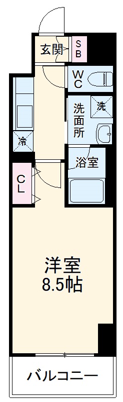 プランドール那古野の間取り