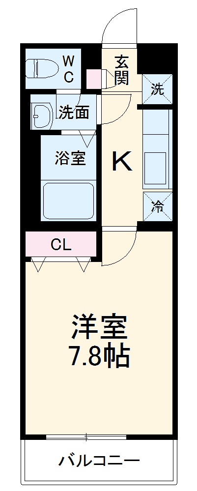 リブリ・アルム大和の間取り
