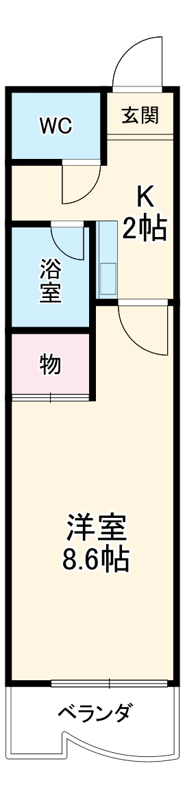 アーバンシティ栄生の間取り