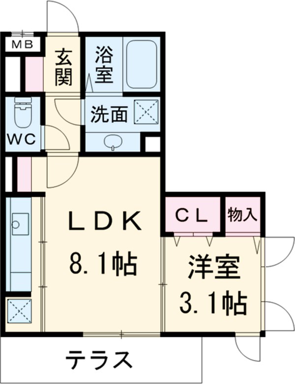 パーチェ浄心の間取り