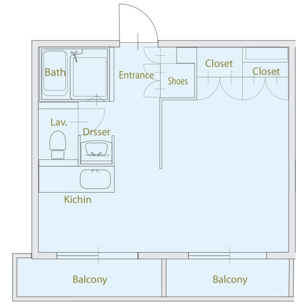 CASA NOAH高峯町の間取り