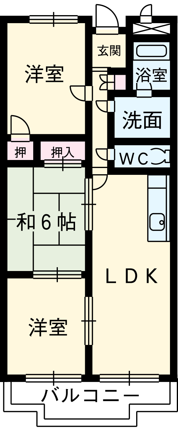 第3高杉マンションの間取り