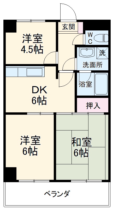 パセール長良の間取り