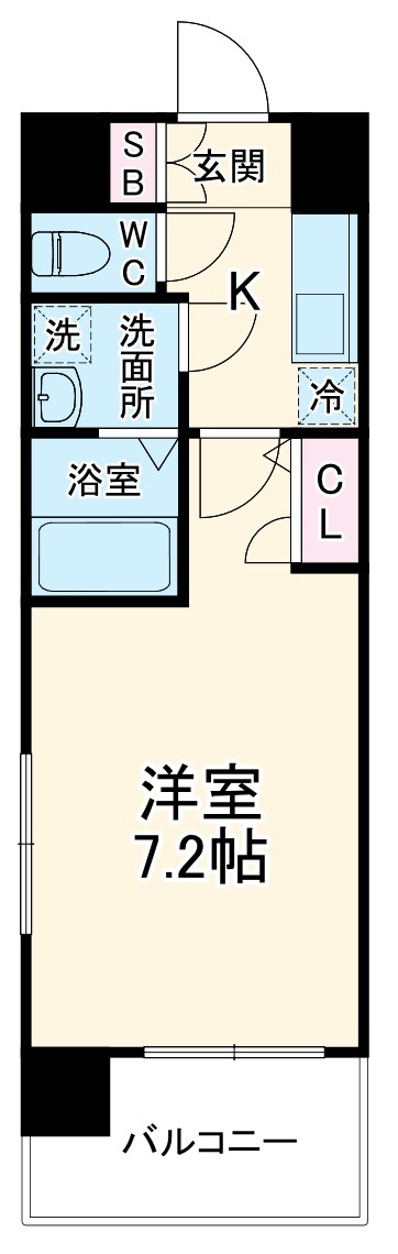 ＵＵＲコート名古屋名駅の間取り