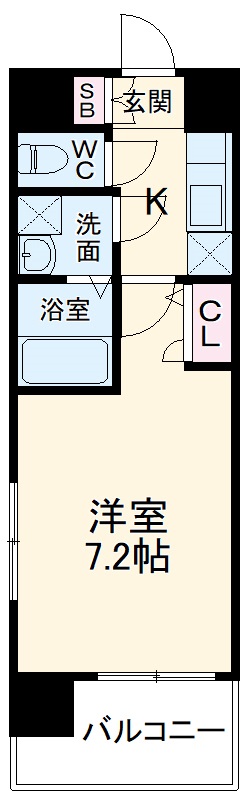 UURコート名古屋名駅の間取り