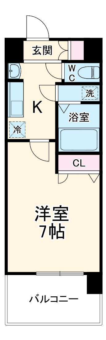 ＵＵＲコート名古屋名駅の間取り
