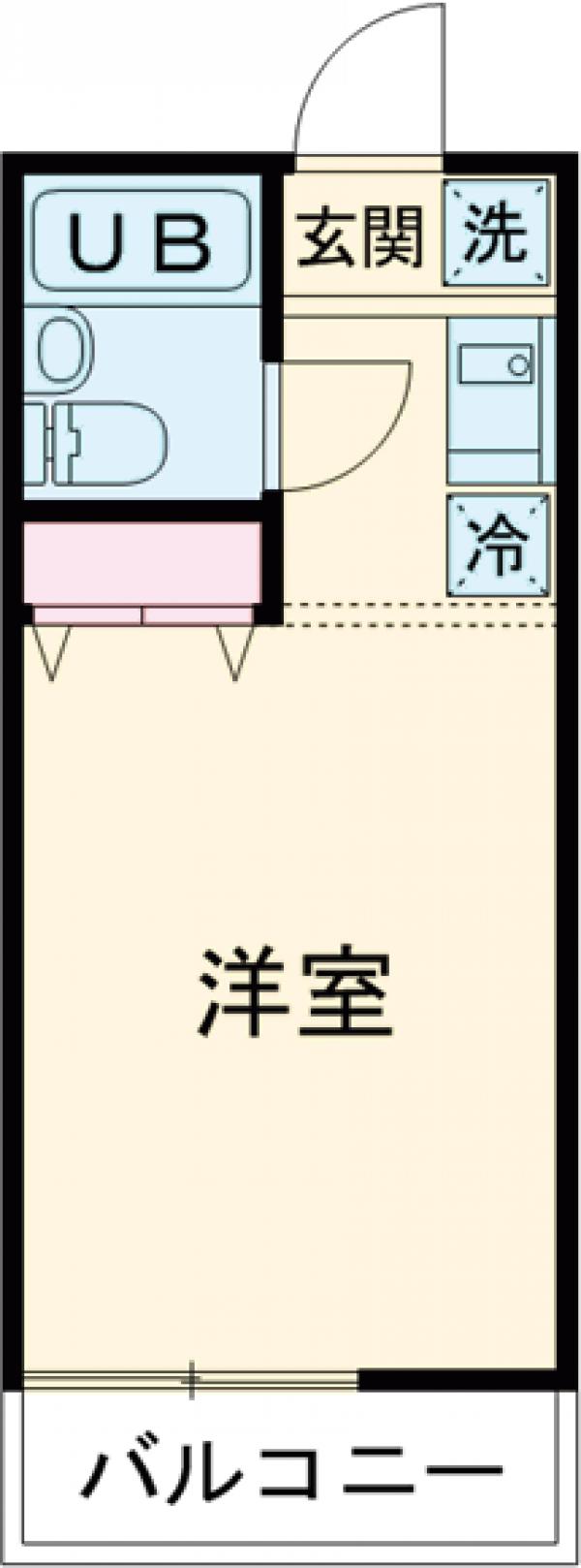 ビラ多摩川の間取り