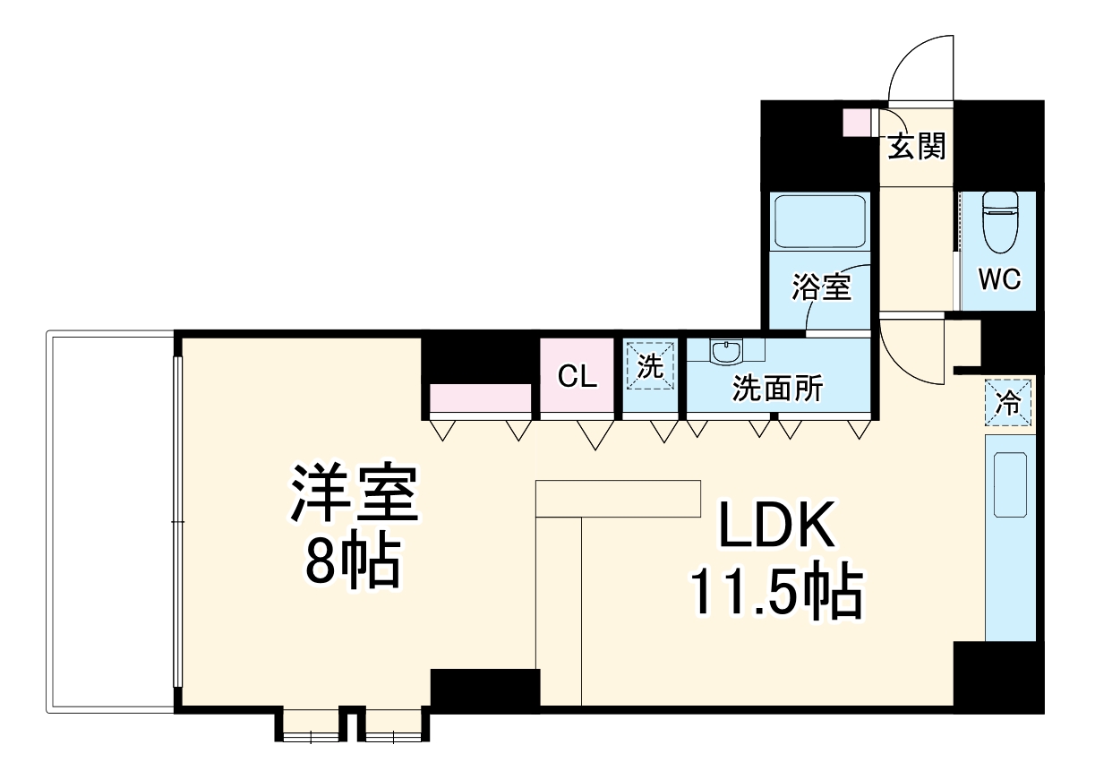 TKマンションの間取り