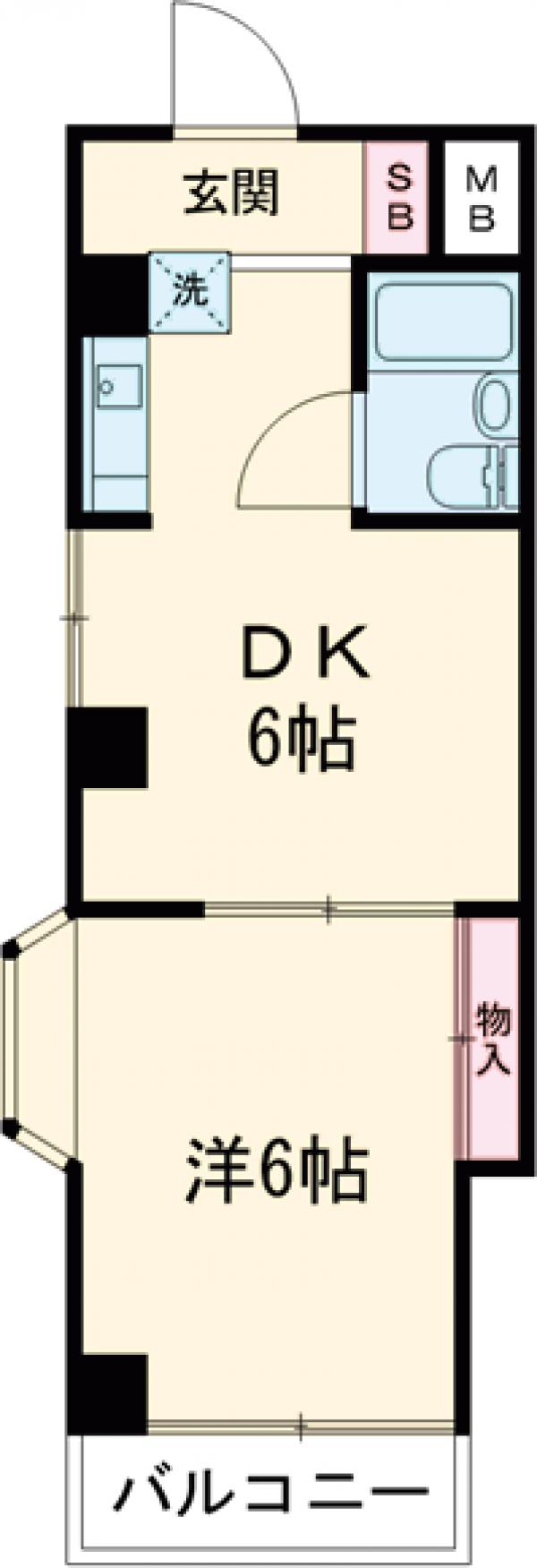ウィンド聖蹟桜ヶ丘の間取り