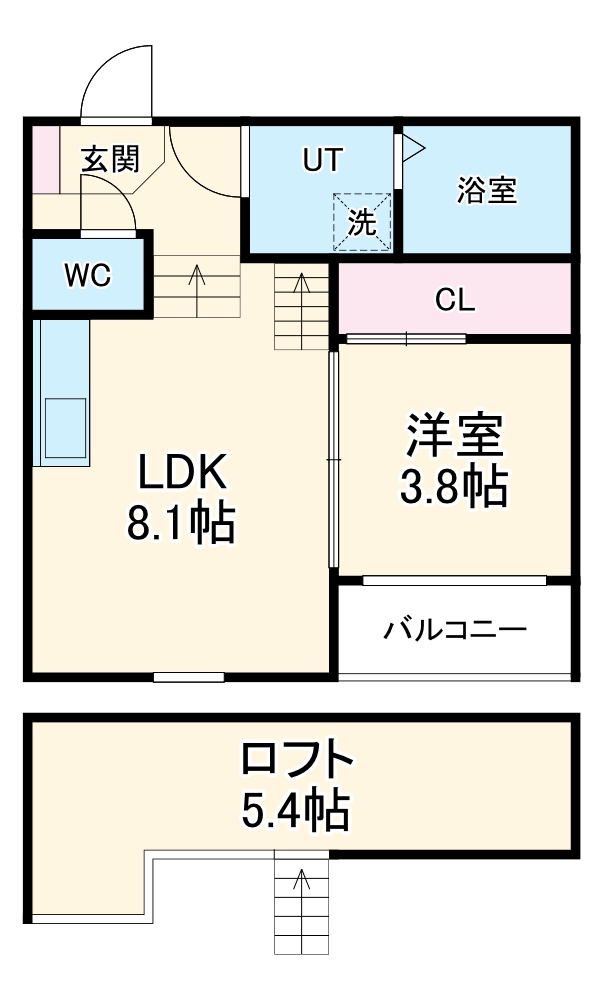 ステージ香呑町の間取り