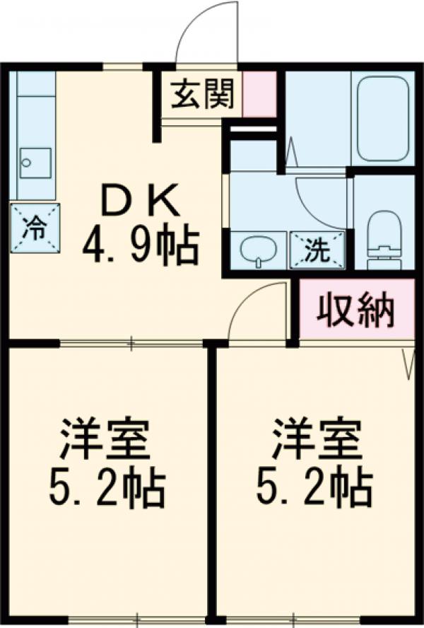 サンミッシェルの間取り