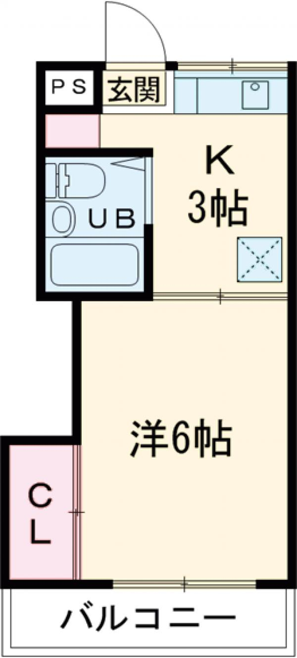 グリーンハイム多摩の間取り