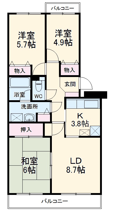 2/30 間取