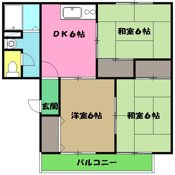 グレースAの間取り
