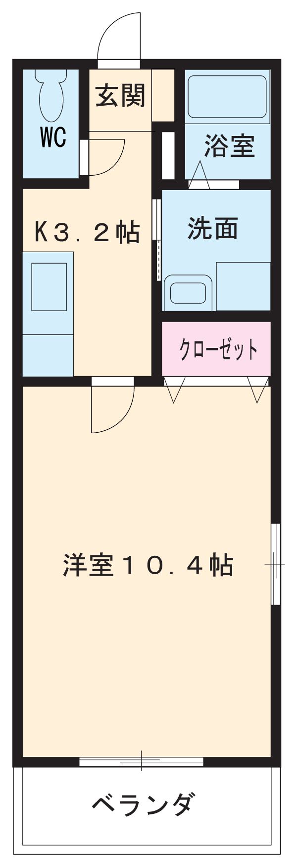 パークサイドMの間取り