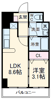 La Douceur今池の間取り