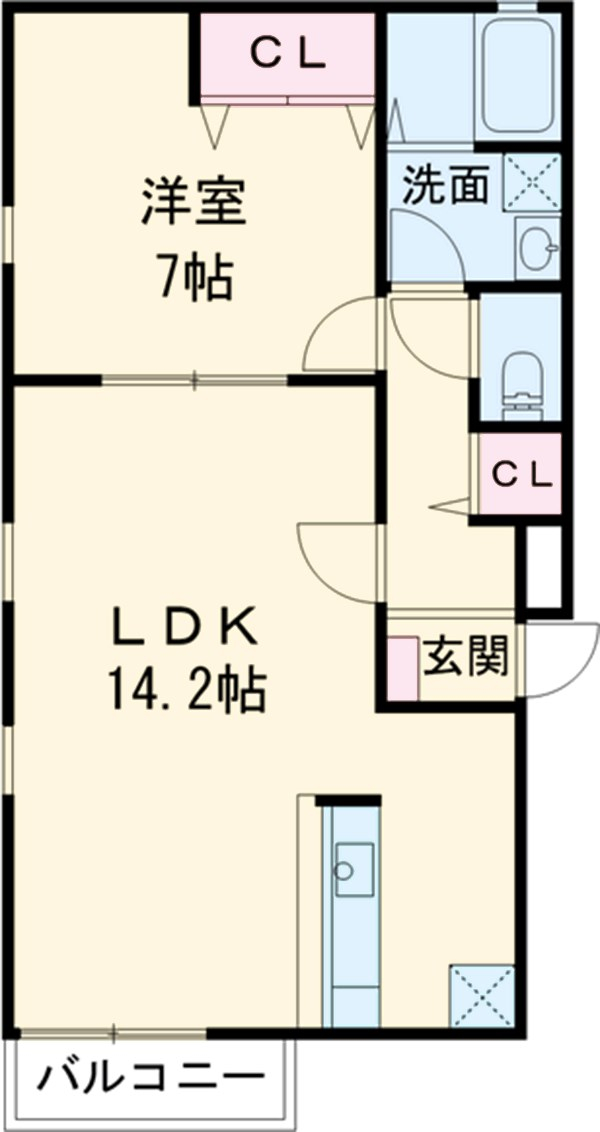 ソレイユの間取り