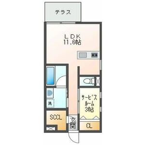 ルミナスパレス名駅の間取り