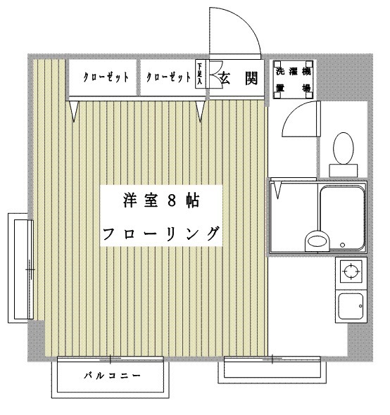 パティオ市ヶ尾の間取り