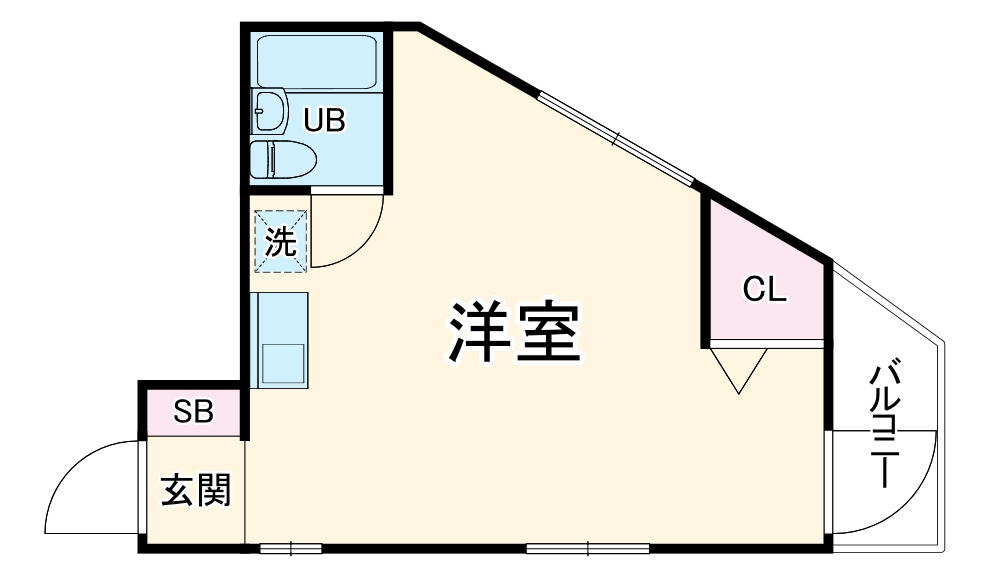 修栄マンションの間取り