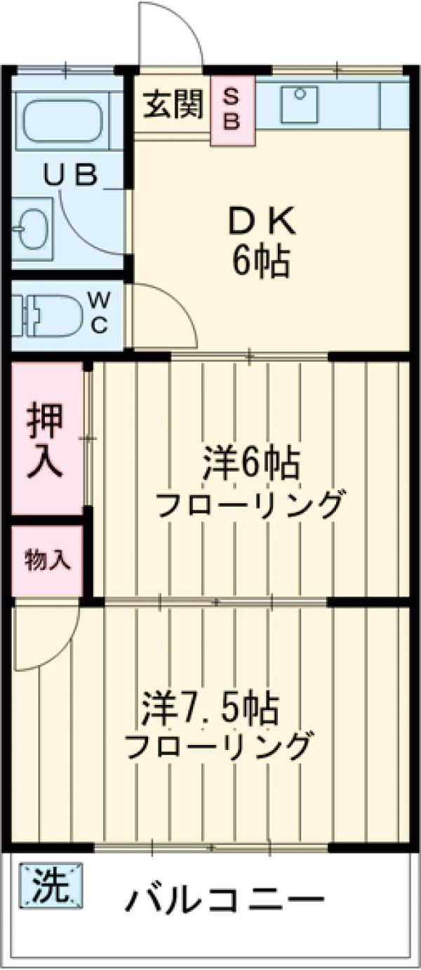 佐伯マンションの間取り