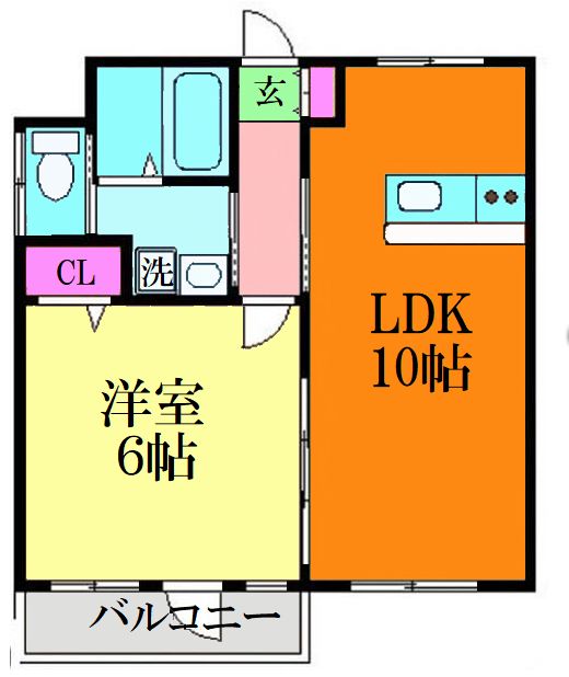 fメゾン丸山の間取り
