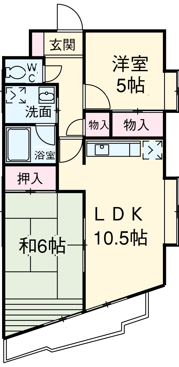 コートヒルズアザリアの間取り