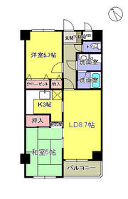 パルコートイイダの間取り