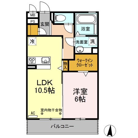 シクリア 丸ノ内の間取り